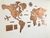 Wooden Travel Map World - Cooper