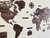 Wooden Travel Map World - Chocolate