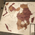Wooden Travel Map World Puzzle - Tricolor Vintage en internet