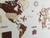 Wooden Travel Map World Puzzle - Tricolor Vintage - tienda en línea