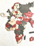 Wooden Travel Map World Puzzle - Tricolor Spash en internet
