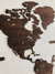 Wooden Travel Map World - Hazelnut - tienda en línea