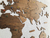 Wooden Travel Map World - Nogal Clásico en internet
