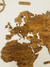 Wooden Travel Map World - Nogal Americano en internet