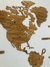 Imagen de Wooden Travel Map World - Nogal Americano