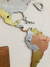 Wooden Travel Map World Puzzle - Tricolor Treasure en internet
