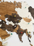 Wooden Travel Map World Puzzle - Tricolor Old West - comprar en línea