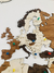 Imagen de Wooden Travel Map World Puzzle - Tricolor Old West