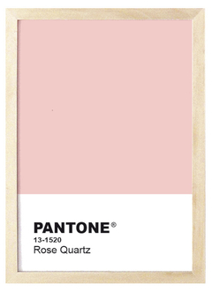 Cuadro Pantone Rosa Quartz