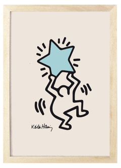 Cuadro Keith Haring Estrella