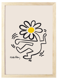 Cuadro Keith Haring Flor