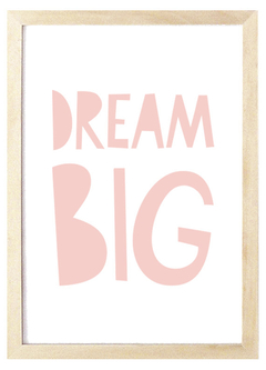 Cuadro dream big pink