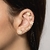 Brinco Ear Cuff luxo estrela