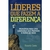 Capa do livro "Líderes que Fazem a Diferença" de Ricardo Costa, mostrando um homem observando com um telescópio do alto de uma rocha.