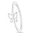 Anillo de plata mariposa Martino - comprar online