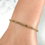 Pulsera de plata gold Beatriz