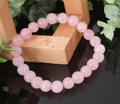 Pulseira de Quartzo Rosa