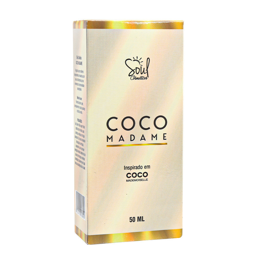 Perfume Coco Madame 50 ml Inspirado em Coco Mademoiselle Soul Co