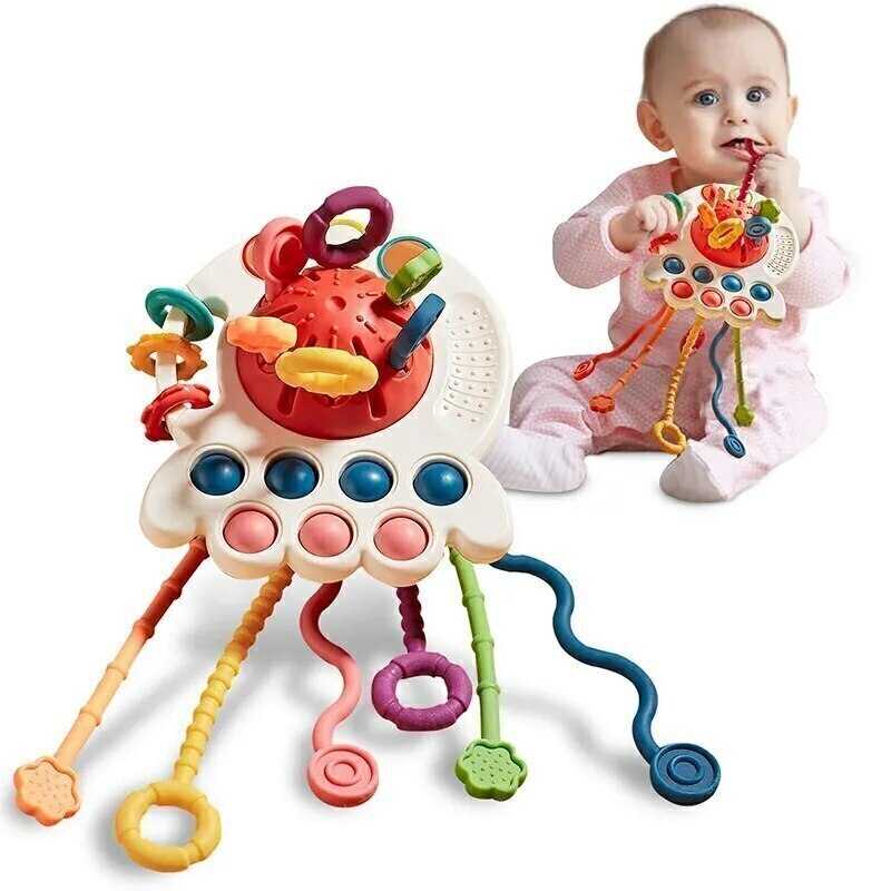 Brinquedos Sensoriais para Bebés, Montessori, Desenvolvimento de