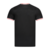 Camisa reserva do Eintracht Frankfurt 2023-2024 Nike Preta gola redonda branca com friso central vermelho 