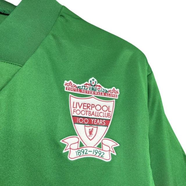 Camisa Retrô Liverpool 1992 Verde Adidas