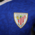 Camisa Reserva Athletic Bilbao 2024/2025 Jogador,Gráfico das Águas,Símbolos Basque,País Basco, leão e a Ikurriña,homenagem ao passado do clube,Camisa Futebol Athletic Bilbao 2024,Digi