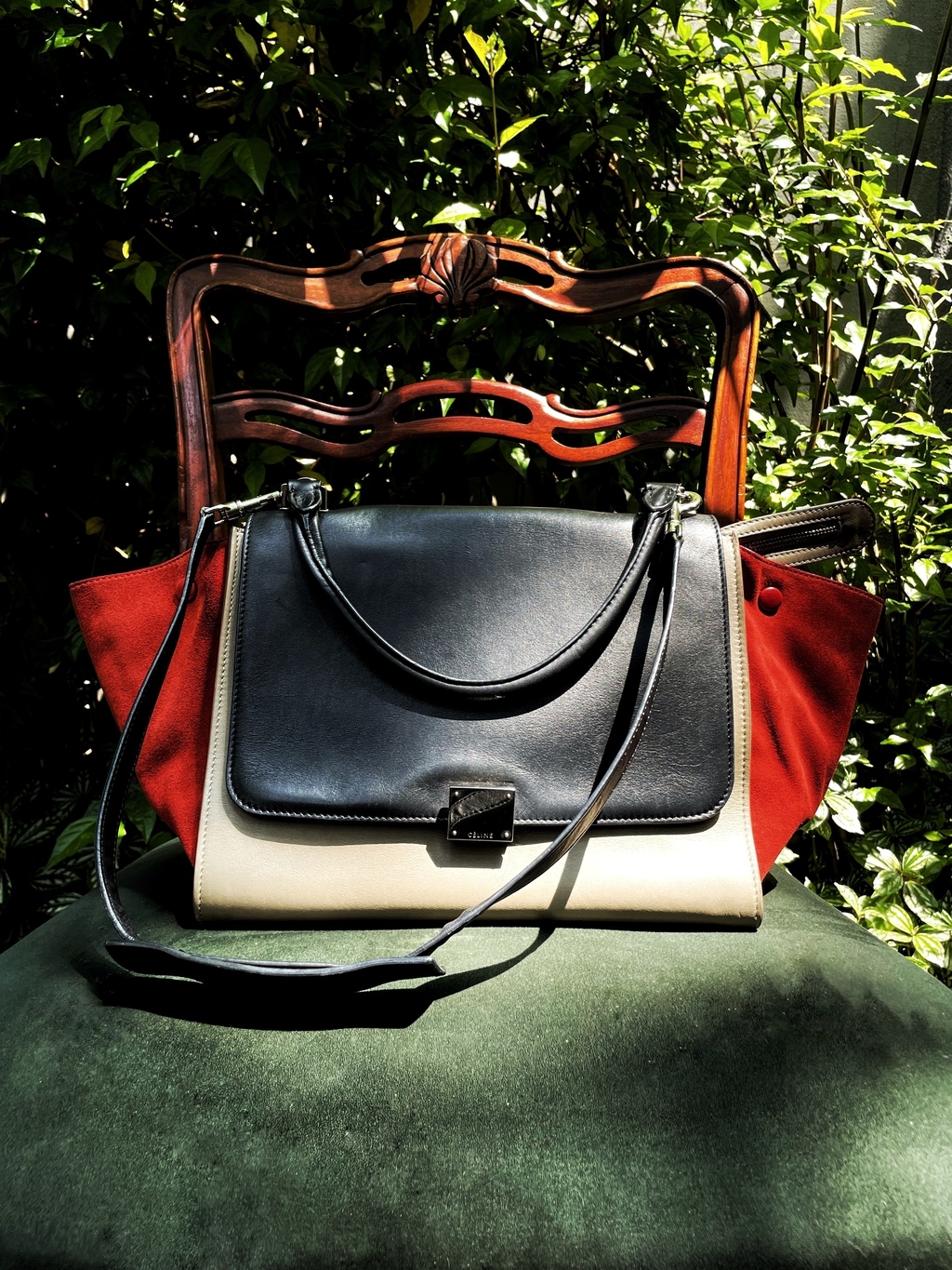 Celine trapeze tricolor hot sale