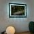 Espelho Retangular Jateado Com Led 50 x 70 cm Horizontal ou Vertical - loja online