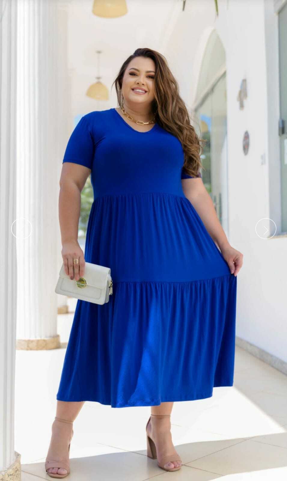 Vestido Midi Zara - Plus-size - Donna Guta Store