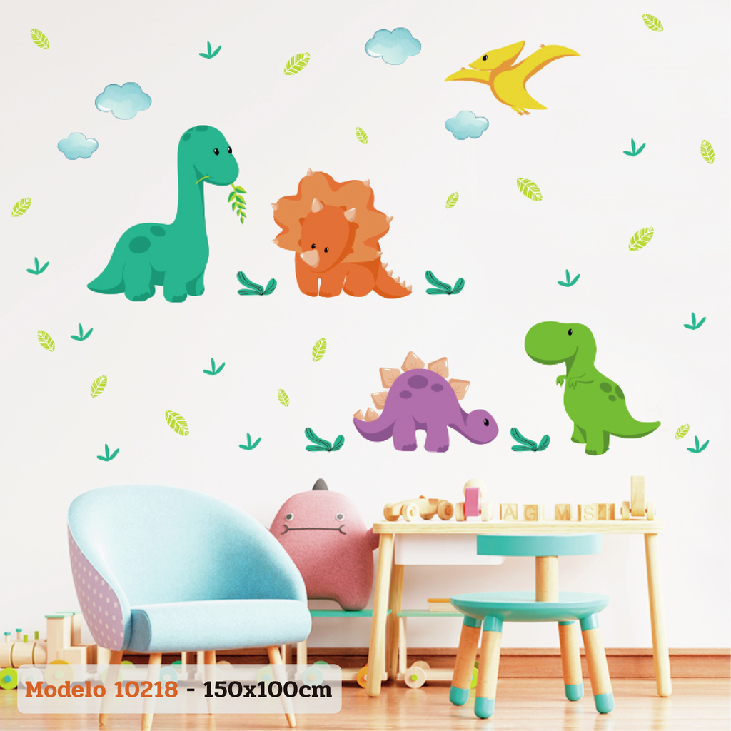 Vinilos decorativos infantiles de dinosaurios