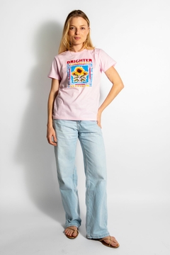 T-SHIRT BÁSICA ROSA BRIGHTER TS61013