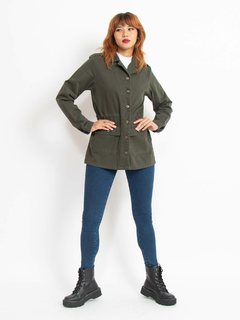 JAQUETA PARKA TRADICIONAL VERDE MILITAR - Lady Rock | Stay Rockin' 