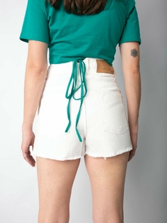 Short Hot Pant Off White Cós Diferenciado Sh11571 - Lady Rock | Stay Rockin' 