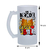 Caneca de Chope em Vidro Jateado Casca de Bala 475mL - comprar online