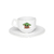 Xícara Café Cafézinho Fofo Porcelana 75ml + Pires