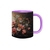 Caneca Beija Flor Decorada Porcelana Asiática Rosa Flores - VilelaGG - Compre Online