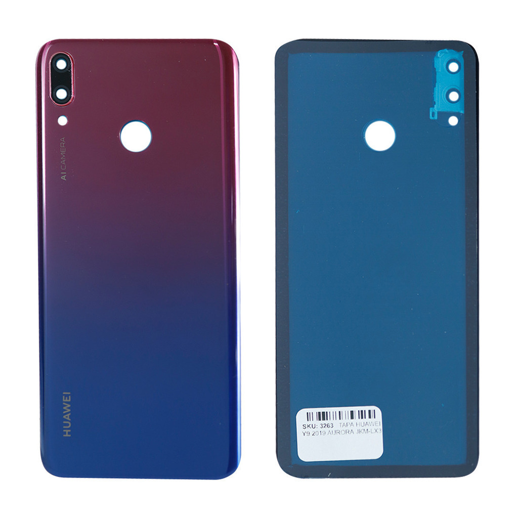 TAPA HUAWEI Y9 2019 AURORA PURPLE JKM LX3