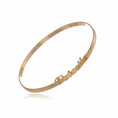 PULSEIRA COM NOME PERSONALIZADO - PL 59 BANHADO OURO 18K