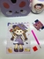 KIT PINTURA DE DIAMANTE COM BOLINHAS - 3D DIAMOND PAINTING DIY FOFAS KAWAII 