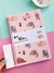 CADERNO FOFO GATINHO KAWAII SPIRAL NOTEBOOK TAMANHO MEDIO