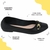 Sapatilha Feminina Moleca Conforto Para o Trabalho com Fivela 15745 Preto/Verniz - comprar online