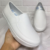 Sapato Profissional Antiderrapante Para Trabalhar em Cozinha, Limpeza, Enfermagem Monseg Tênis EPI Branco - comprar online