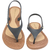 Sandália Rasteira Terra & Água Feminina 262200 Preto/Caramelo - Rossi Shoes - Compre agora online I Calçados Femininos, Masculinos e Infantis