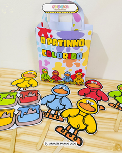 Sacola Musical "O Patinho Colorido" - comprar online