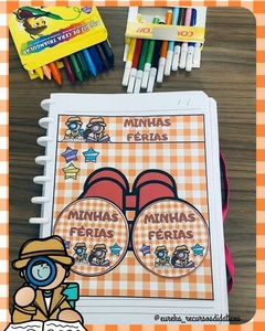 Atividade Binóculos Interativo: Explorando as Férias!