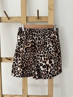 Short animal print