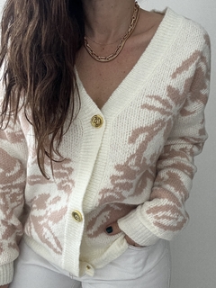 Cardigan mohair Flowers - comprar online