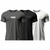 Kit 3 Camiseta Dry Performance Shatark - Cinza, Preto e Branco