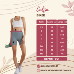 Molde Calza Biker - DEPOM-001