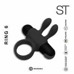 ST ANILLO VIBRADOR RECARGABLE RING 6 (7,8 cm x 6 cm x 1,8 cm) - 20039